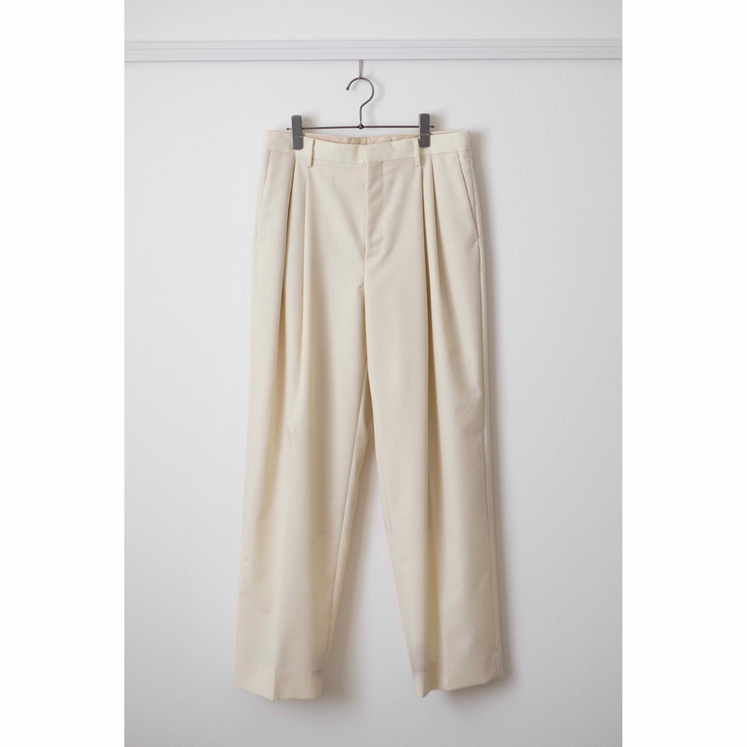 AURALEE(オーラリー)のauralee 20aw bluefaced wool wide slacks メンズのパンツ(スラックス)の商品写真