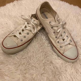 コンバース(CONVERSE)の【美品】コンバース ホワイト スニーカー 定番 おすすめ 万能アイテム(スニーカー)