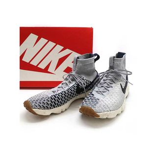 ナイキ(NIKE)のNIKE ナイキ AIR FOOTSCAPE MAGISTA FLYKNIT スニーカー グレー系 28㎝(スニーカー)