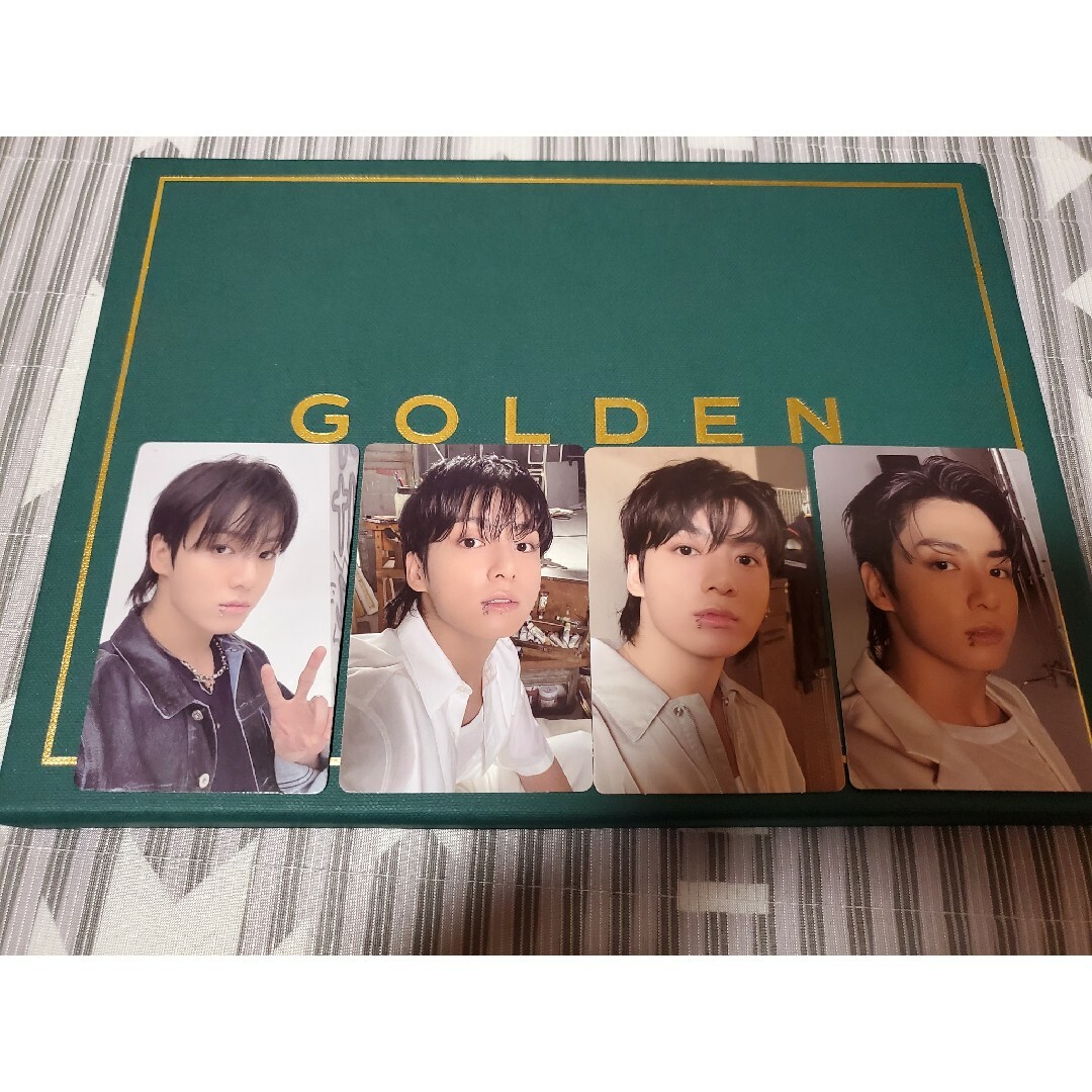 BTS JUNGKOOK GOLDEN トレカ 4種類コンプの通販 by りーちゃん's BTS JUNGKOOK GOLDEN トレカ 4種類コンプの通販 by りーちゃん's