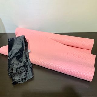 ホットヨガスタジオ LAVA 3点　ヨガマット ヨガラグ ヨガマットケース(ヨガ)