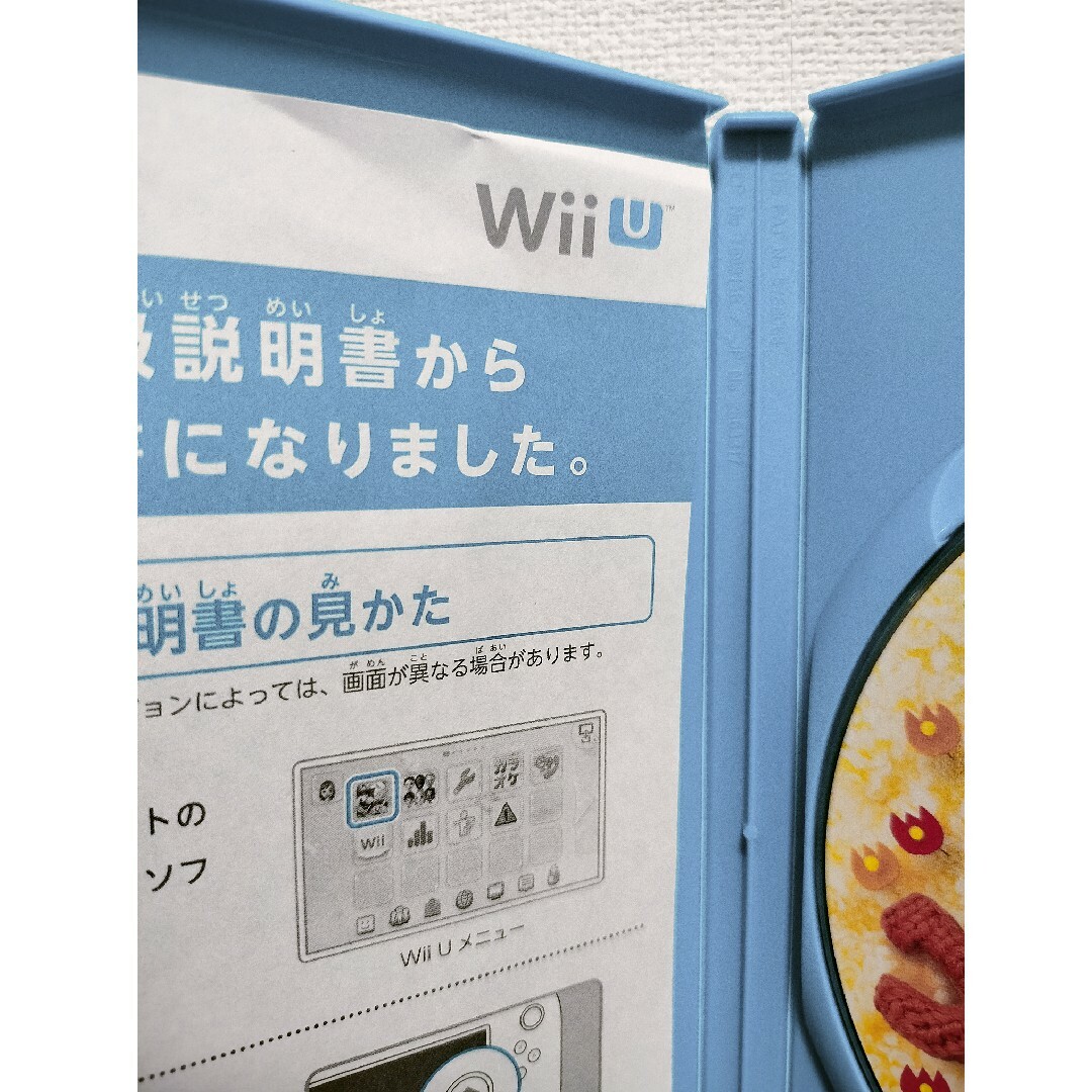 Wii U(ウィーユー)のWii U　ヨッシー ウールワールド エンタメ/ホビーのゲームソフト/ゲーム機本体(家庭用ゲームソフト)の商品写真