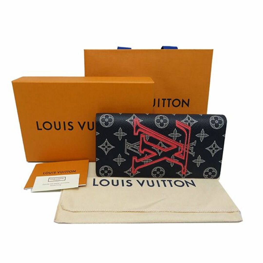 【LOUIS VUITTON】　PORTEFEUILLE BRAZZA　Monogram　M62893　ルイヴィトン　ポルトフェイユブラザ　モノグラム　ポップアップ　お洒落　A