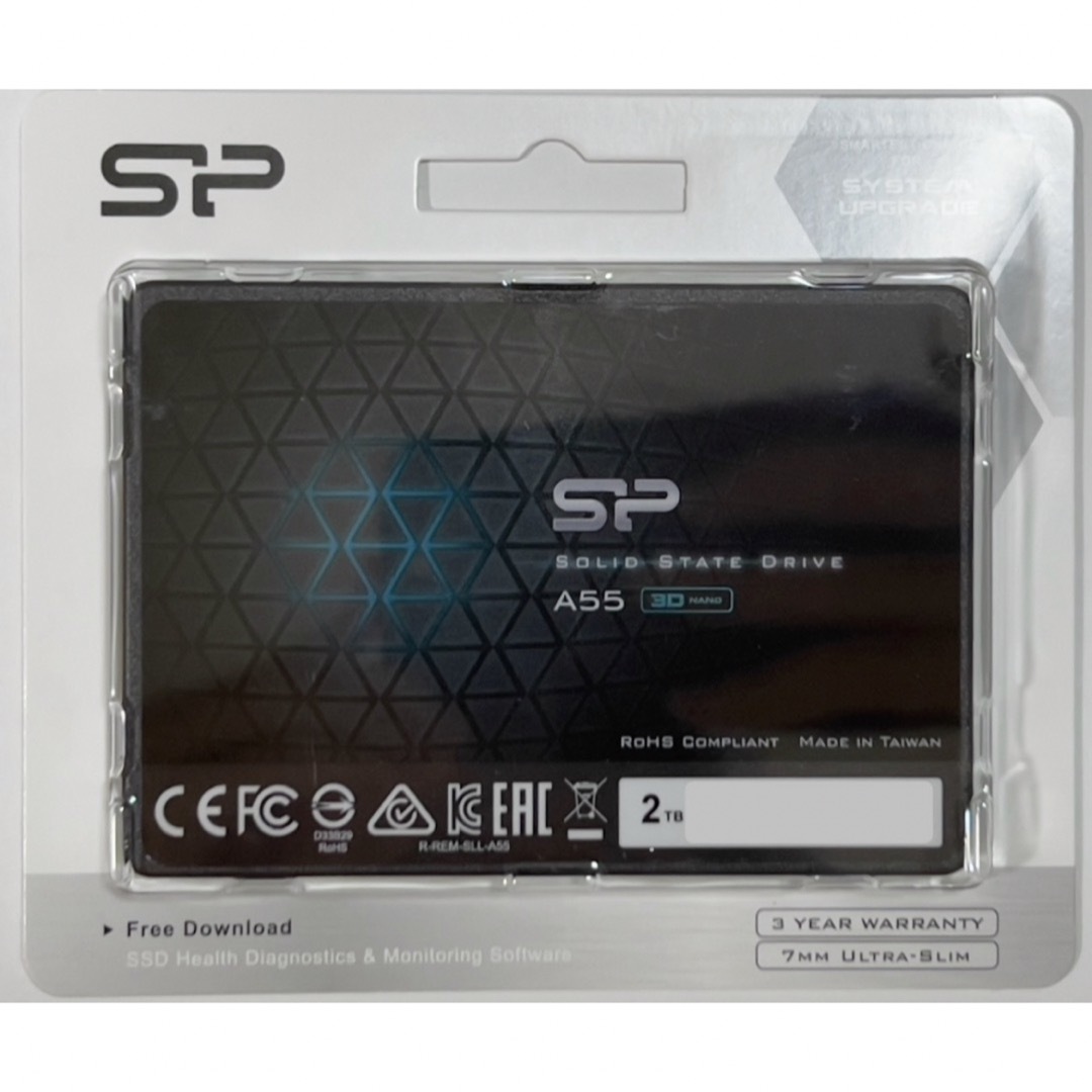シリコンパワー SSD 2TB ⑨ スマホ/家電/カメラのPC/タブレット(PC周辺機器)の商品写真