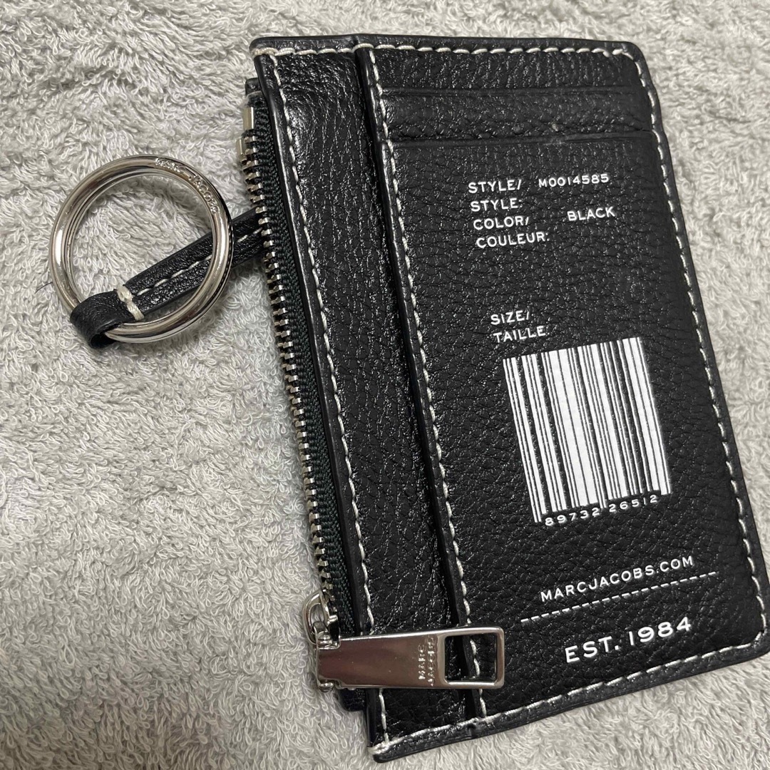 MARC JACOBS(マークジェイコブス)の値下げ マークジェイコブス  ブラック ザ タグ  レディースのファッション小物(財布)の商品写真