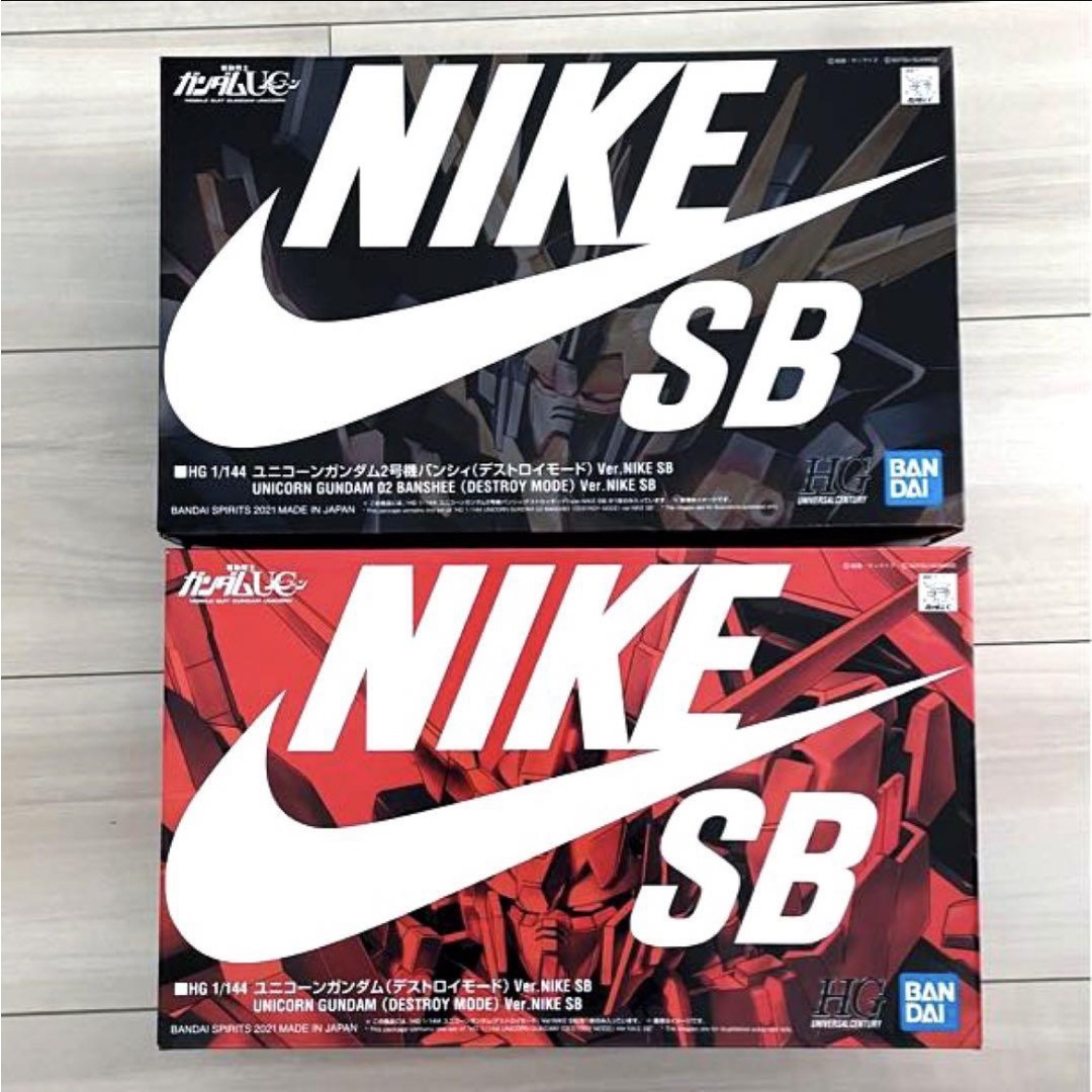 バンダイ HG 1/144 ユニコーンガンダム（デストロイモード） Ver.N…NIKESB