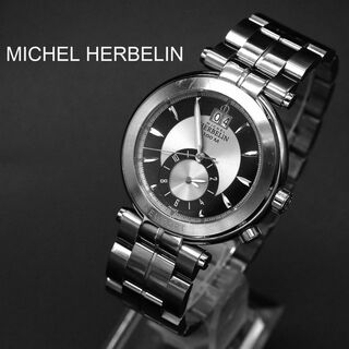 ミッシェルエルブラン(MICHEL HERBELIN)のミッシェルエルブラン デイト クォーツ 100m防水 腕時計 A03315(腕時計(アナログ))