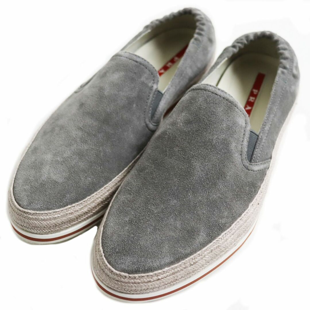 PRADA - 未使用品○PRADA プラダ 4D2363 スウェードレザー スリッポン