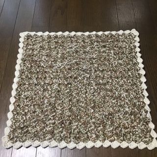 ハンドメイド　毛糸マット(その他)