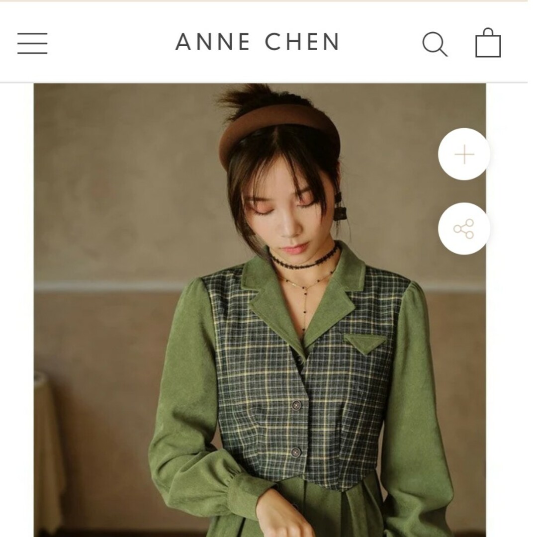 ANNE CHEN　レトロワンピース レディースのワンピース(ロングワンピース/マキシワンピース)の商品写真