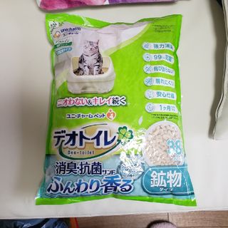 ユニチャーム(Unicharm)のユニ・チャーム　デオトイレ　消臭抗菌サンド＆消臭抗菌シート2点セット(猫)