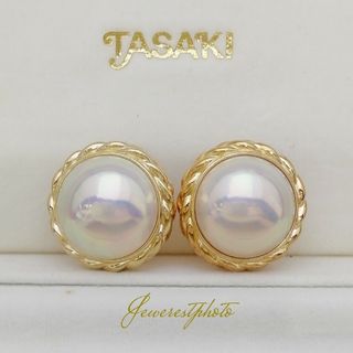 タサキ(TASAKI)のTASAKI　K18◯マベパール・イヤリング　(*T^T)綺麗じゃない箱ケース付(イヤリング)