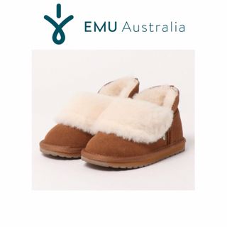 アグ(UGG)のEMU Australia ♡ 新品未使用　ムートンブーツ　ショート　キッズ(ブーツ)