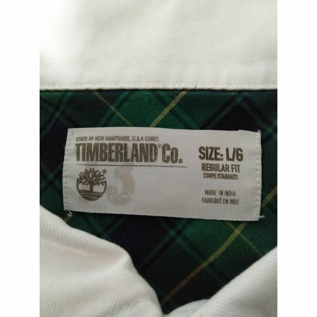 Timberland(ティンバーランド)の【長袖ポロシャツ L ボーダー ハーフボタン エンブレムタグ A235 メンズのトップス(ポロシャツ)の商品写真