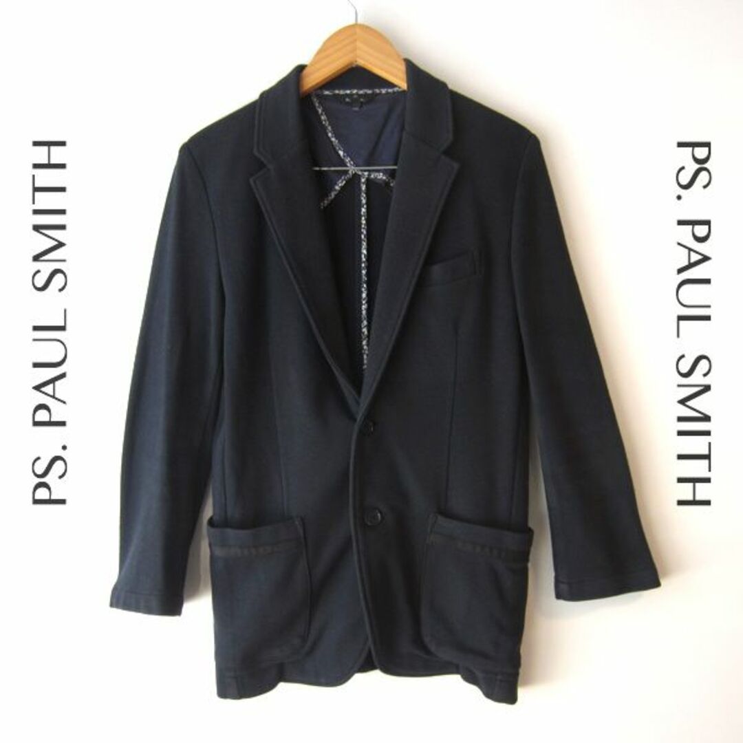 Paul Smith(ポールスミス)のPS PAUL SMITH／ポールスミス　テーラードニットジャケット　ストレッチ メンズのジャケット/アウター(テーラードジャケット)の商品写真