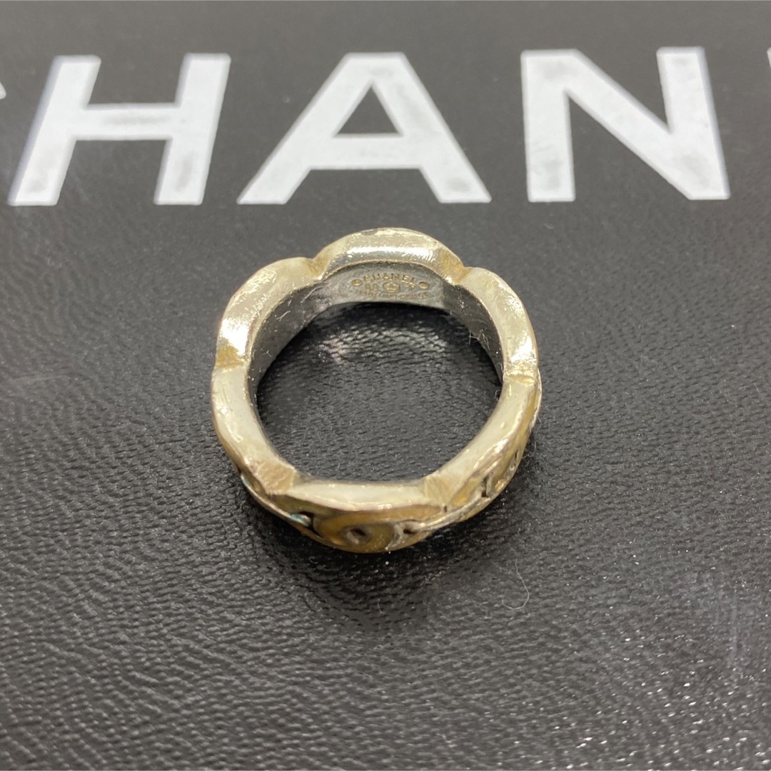 お気に入り CHANEL シルバー系 リング ココマーク [正規品 お気に入り CHANEL シルバー系 リング ココマーク [正規品
