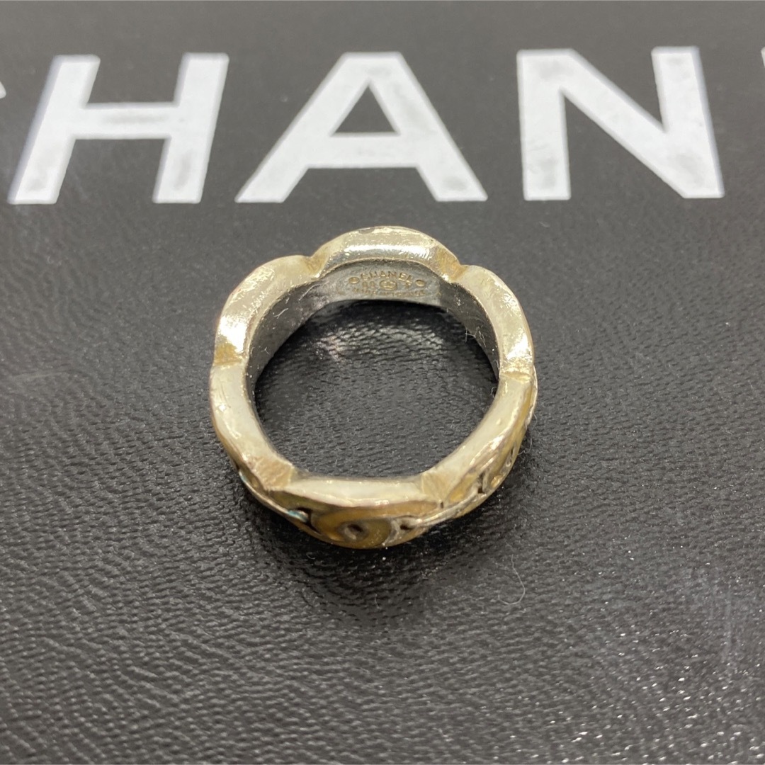 CHANEL(シャネル)の［正規品］CHANEL ココマーク リング　シルバー系　サイズ12号 レディースのアクセサリー(リング(指輪))の商品写真