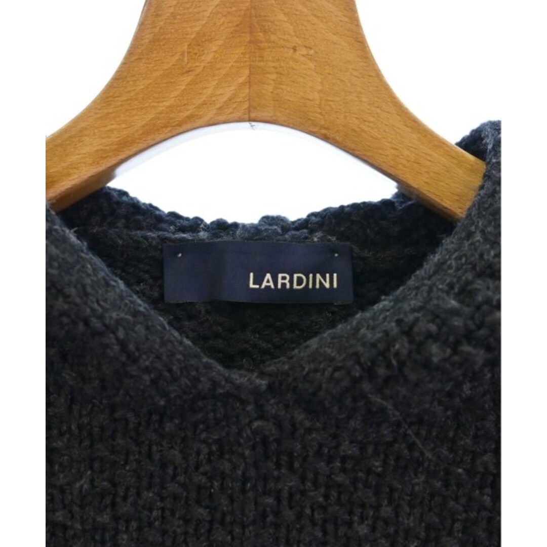 LARDINI(ラルディーニ)のLARDINI ラルディーニ ニット・セーター 50(XL位) 黒系 【古着】【中古】 メンズのトップス(ニット/セーター)の商品写真