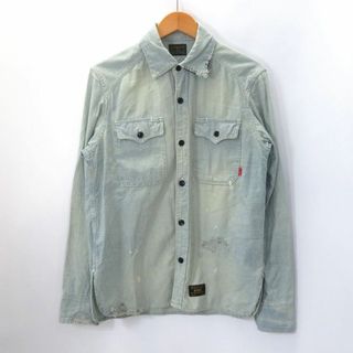 ダブルタップス(W)taps)のWTAPS 13ss CELL L/S SHIRTS CHAMBRAY 131GWDT-SHM07 (Tシャツ/カットソー(七分/長袖))