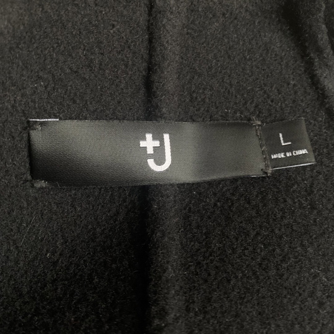 UNIQLO(ユニクロ)のUNIQLO +J カシミヤブレンドノーカラーコート　black レディースのジャケット/アウター(ロングコート)の商品写真