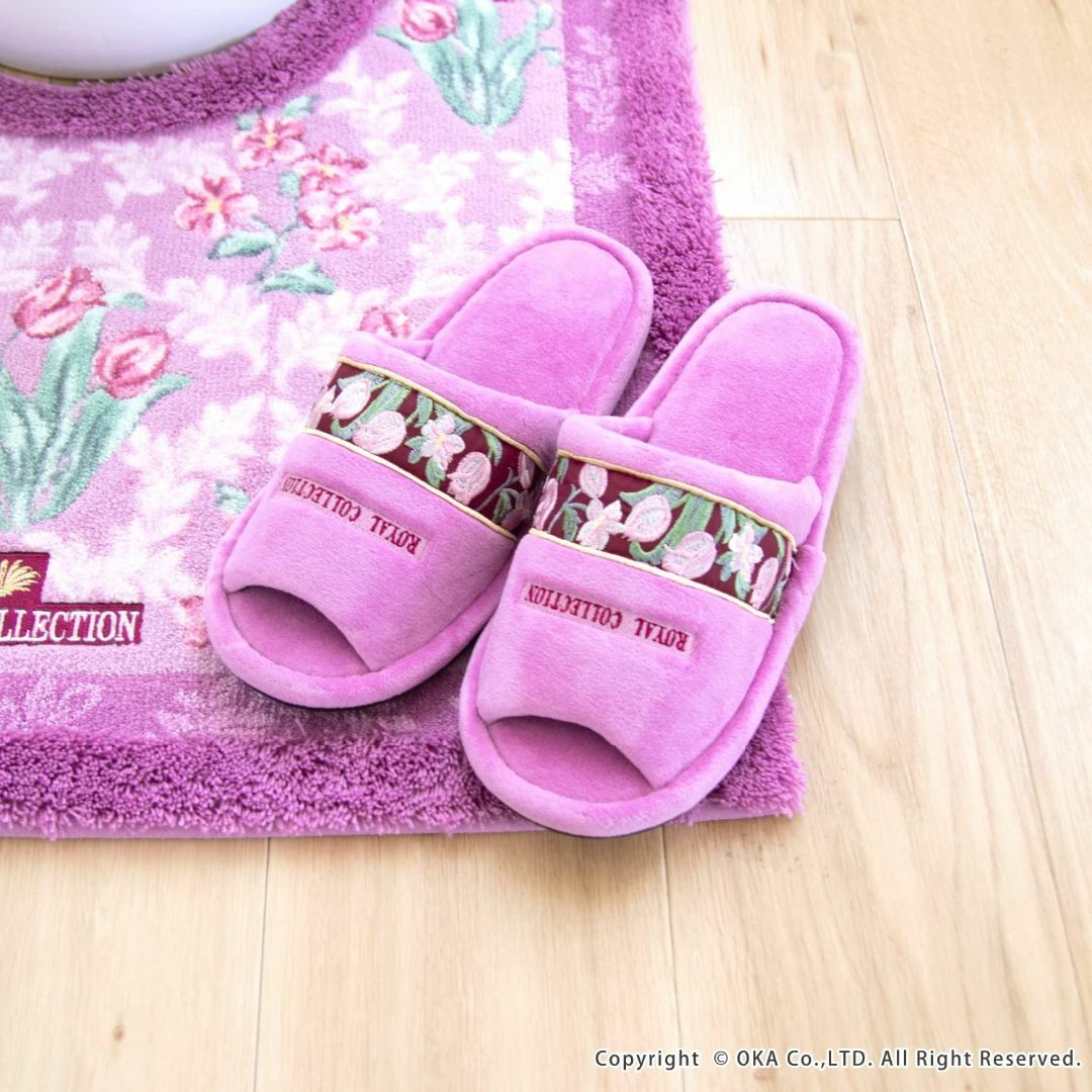 【特価商品】オカ(OKA) ロイヤルコレクション アーツ スリッパ ピンク (洗 レディースの靴/シューズ(その他)の商品写真