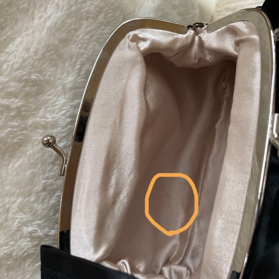 パーティバッグ/黒　レースバッグ　ビジュー付きバッグ レディースのバッグ(ハンドバッグ)の商品写真