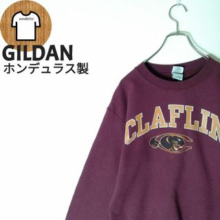 【GILDAN スウェット M 海外古着 ホンデュラス CLAFLIN A573(スウェット)