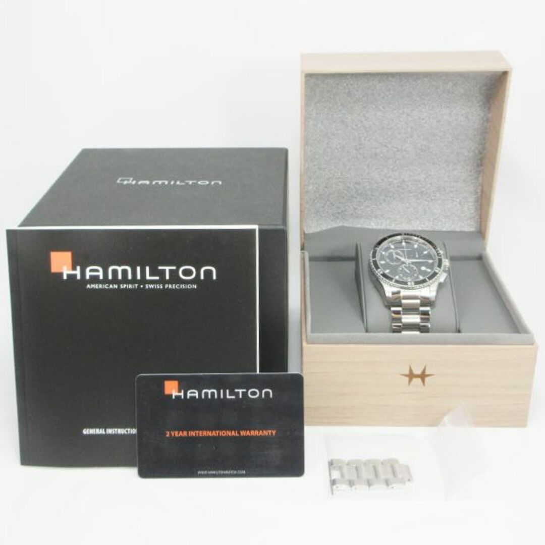 【HAMILTON】ハミルトン　メンズ腕時計　H375121 JAZZMASTER ジャズマスター　SS×SS　クォーツ　ランクSA