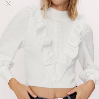 ザラ(ZARA)のZARA【ザラ】ウール混ニットセーター(ニット/セーター)