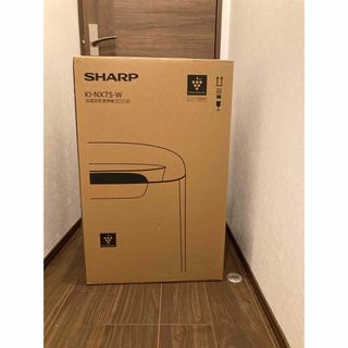 シャープ(SHARP)の【新品•未使用】KI-NX75-W 空気清浄機(空気清浄器)