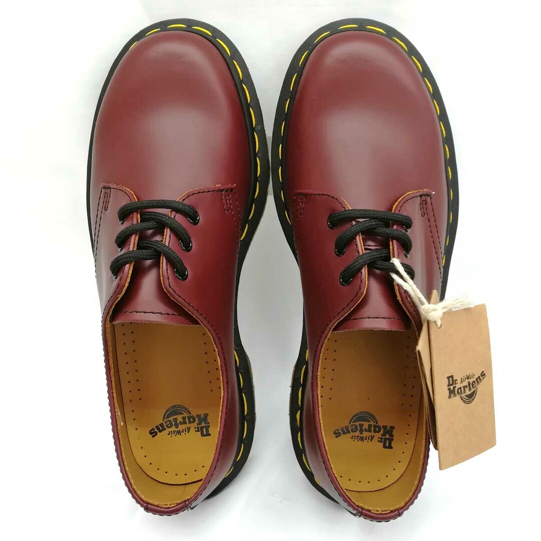 Dr.Martens(ドクターマーチン)の美品『未使用』 Dr.Martens ドクターマーチン 3ホールシューズ 1461 59 ドレスシューズ スムースレザー チェリーレッド【中古】 レディースの靴/シューズ(ローファー/革靴)の商品写真