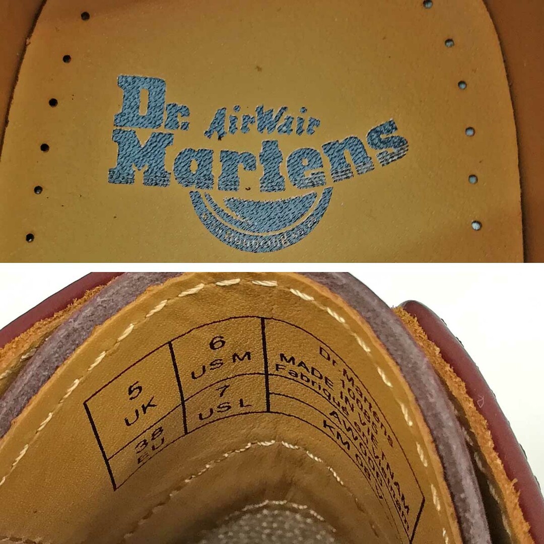 Dr.Martens(ドクターマーチン)の美品『未使用』 Dr.Martens ドクターマーチン 3ホールシューズ 1461 59 ドレスシューズ スムースレザー チェリーレッド【中古】 レディースの靴/シューズ(ローファー/革靴)の商品写真