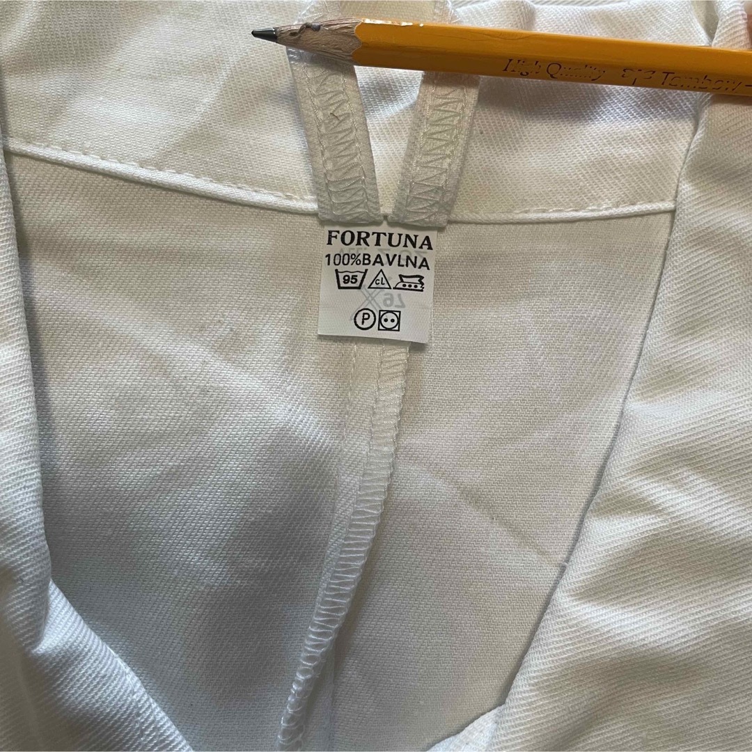 MILITARY(ミリタリー)のチェコ軍 プルオーバー ジャケット デッドストック 実物 七分袖 白シャツ メンズのトップス(Tシャツ/カットソー(七分/長袖))の商品写真