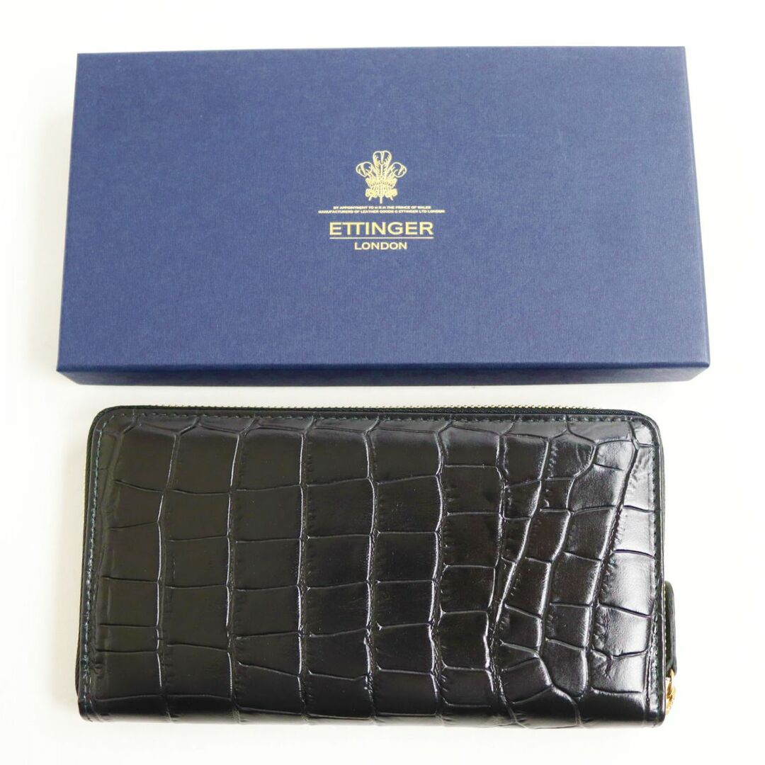 ETTINGER - 未使用品○ETTINGER エッティンガー レザー クロコダイル型