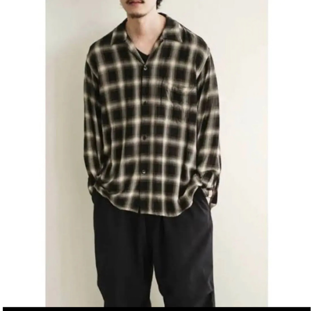 COMOLI - 【希少サイズ4】COMOLI レーヨンチェクシャツの通販 by