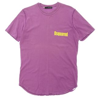 ディースクエアード(DSQUARED2)のディースクエアード 半袖Tシャツ カットソー メンズ XS 紫【AFB12】(Tシャツ/カットソー(半袖/袖なし))