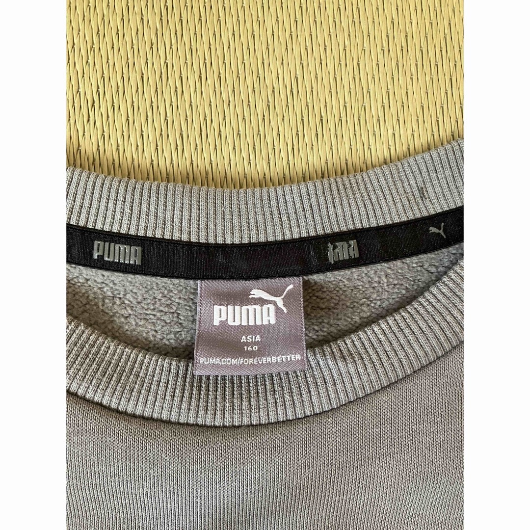 PUMA(プーマ)のPUMAトレーナー160cm キッズ（裏起毛） キッズ/ベビー/マタニティのキッズ服男の子用(90cm~)(Tシャツ/カットソー)の商品写真