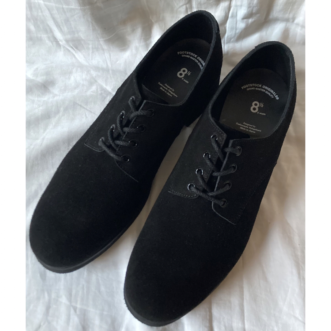 新品】Footstock originals プレーントゥ スウェード 8.5-
