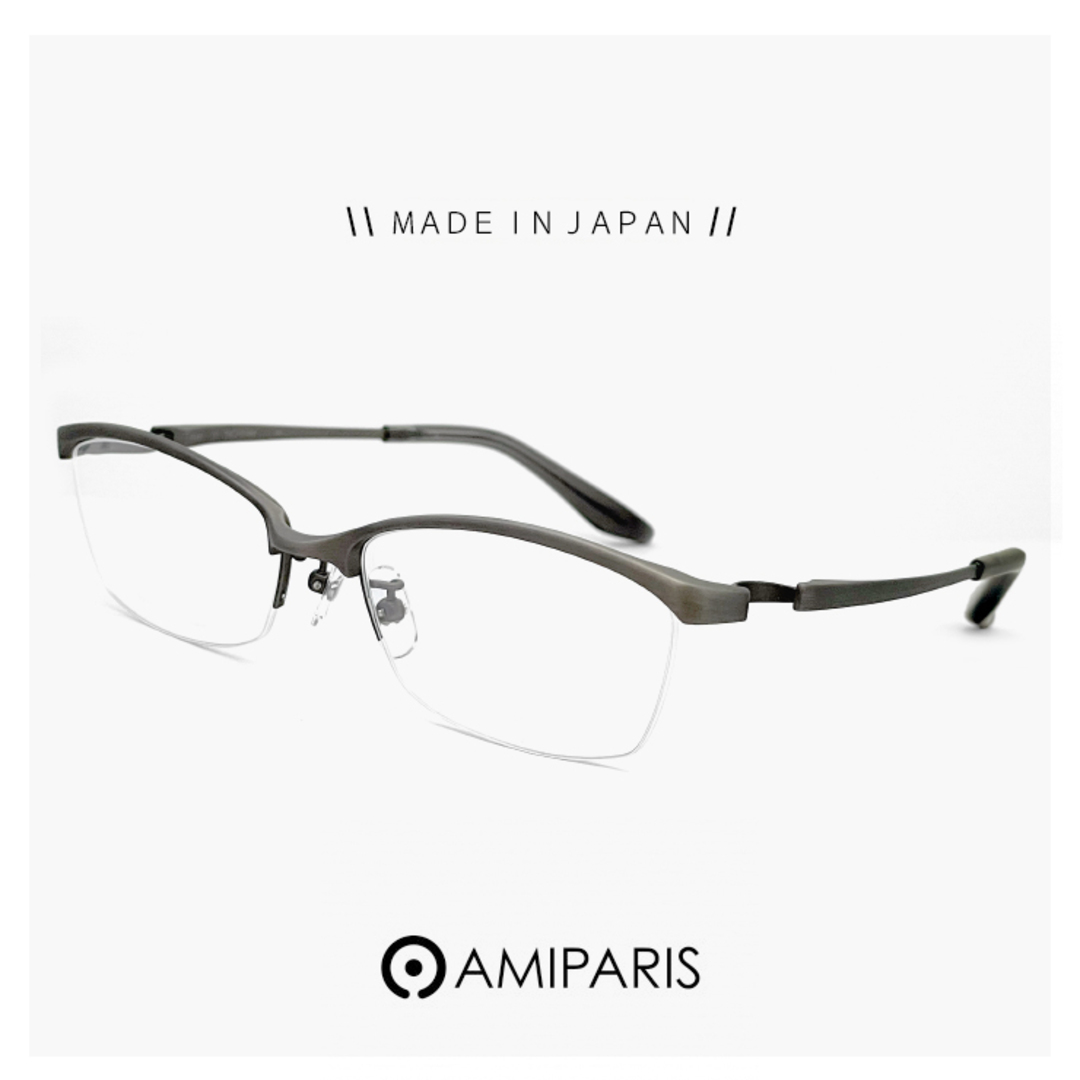 【新品】 日本製 鯖江 レディース メガネ at-8940 14 アミパリ AMIPARIS 眼鏡 レンズ 幅 小さい 小さめ サイズ 小振り ボストン 型 フレーム MADE IN JAPAN