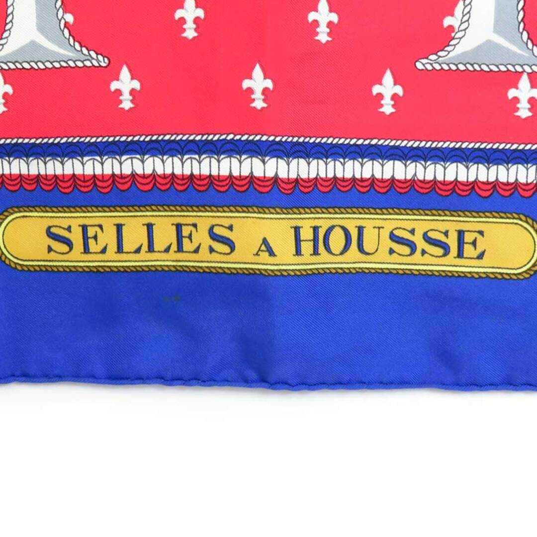 Hermes - エルメス HERMES スカーフ カレ90 SELLES A HOUSSE シルク