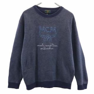 MCM  裏起毛トレーナー　Lサイズ　黒