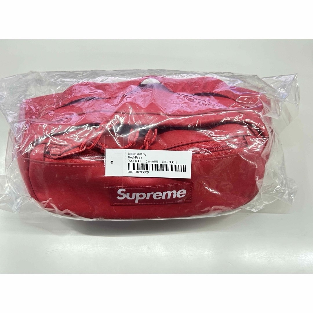 なお屋のsupremeSupreme Leather Waist Bag Red ウエストバッグ 赤