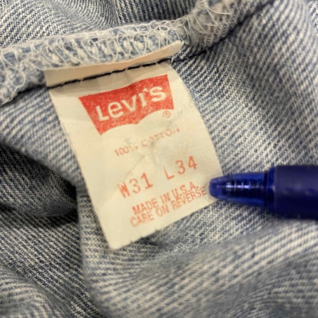 Levi's(リーバイス)の90年代 USA製 Levi's 501xx デニム ジーンズ W31 L34 メンズのパンツ(デニム/ジーンズ)の商品写真