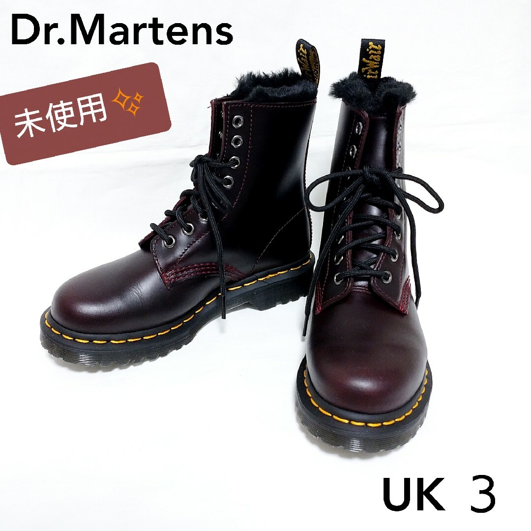 Dr.Martens １４６０ SERENA ボアブーツ チェリーレッド