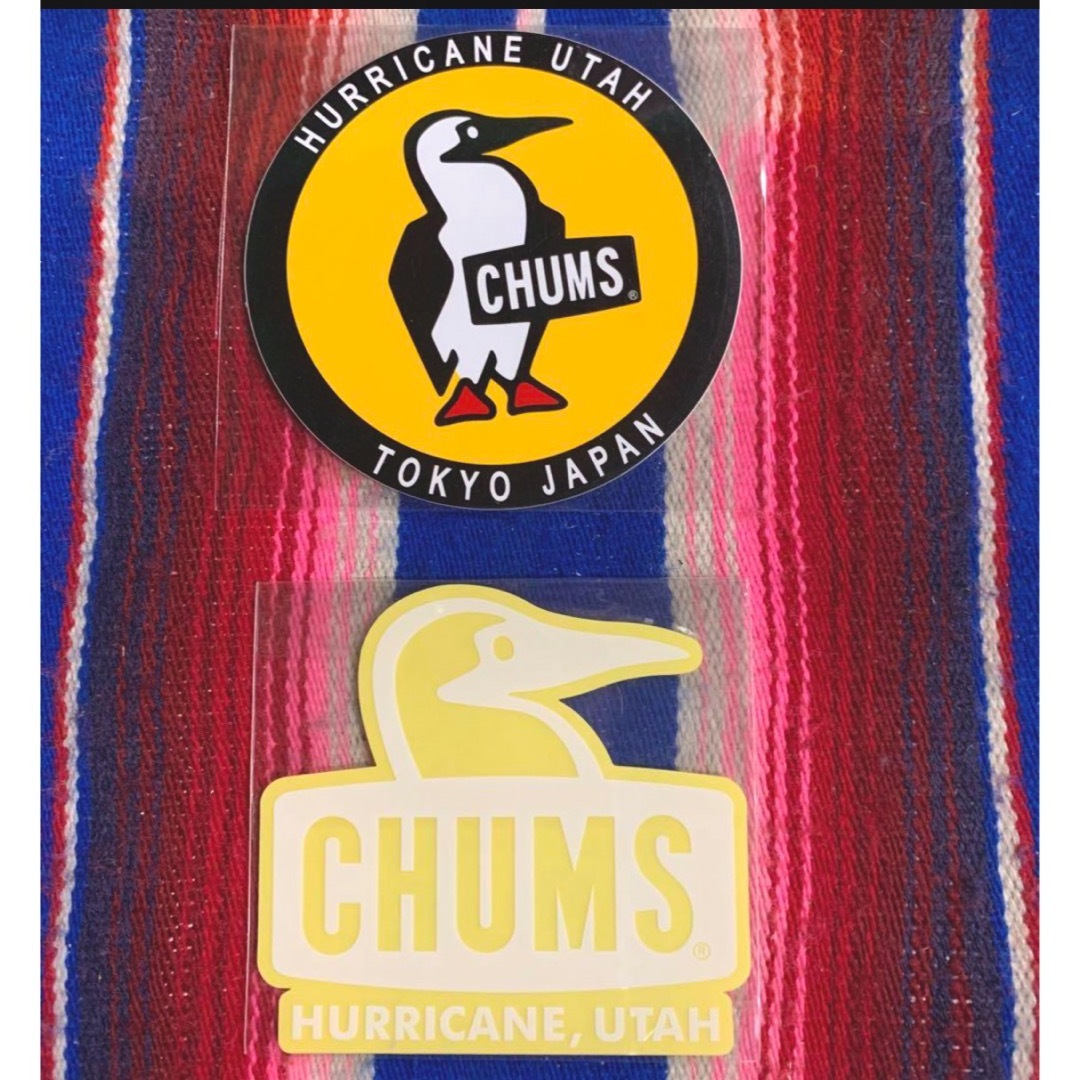 CHUMS(チャムス)の新品 CHUMS Sticker 2枚セット チャムス ステッカー i スポーツ/アウトドアのスポーツ/アウトドア その他(その他)の商品写真