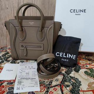 celine   CELINE セリーヌ ミディアムストラップウォレットの通販 by