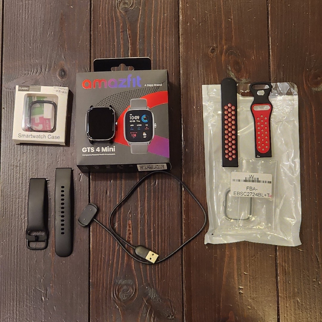 Amazfit(アマズフィット)のamazfit GTS 4 mini スマホ/家電/カメラのスマホ/家電/カメラ その他(その他)の商品写真