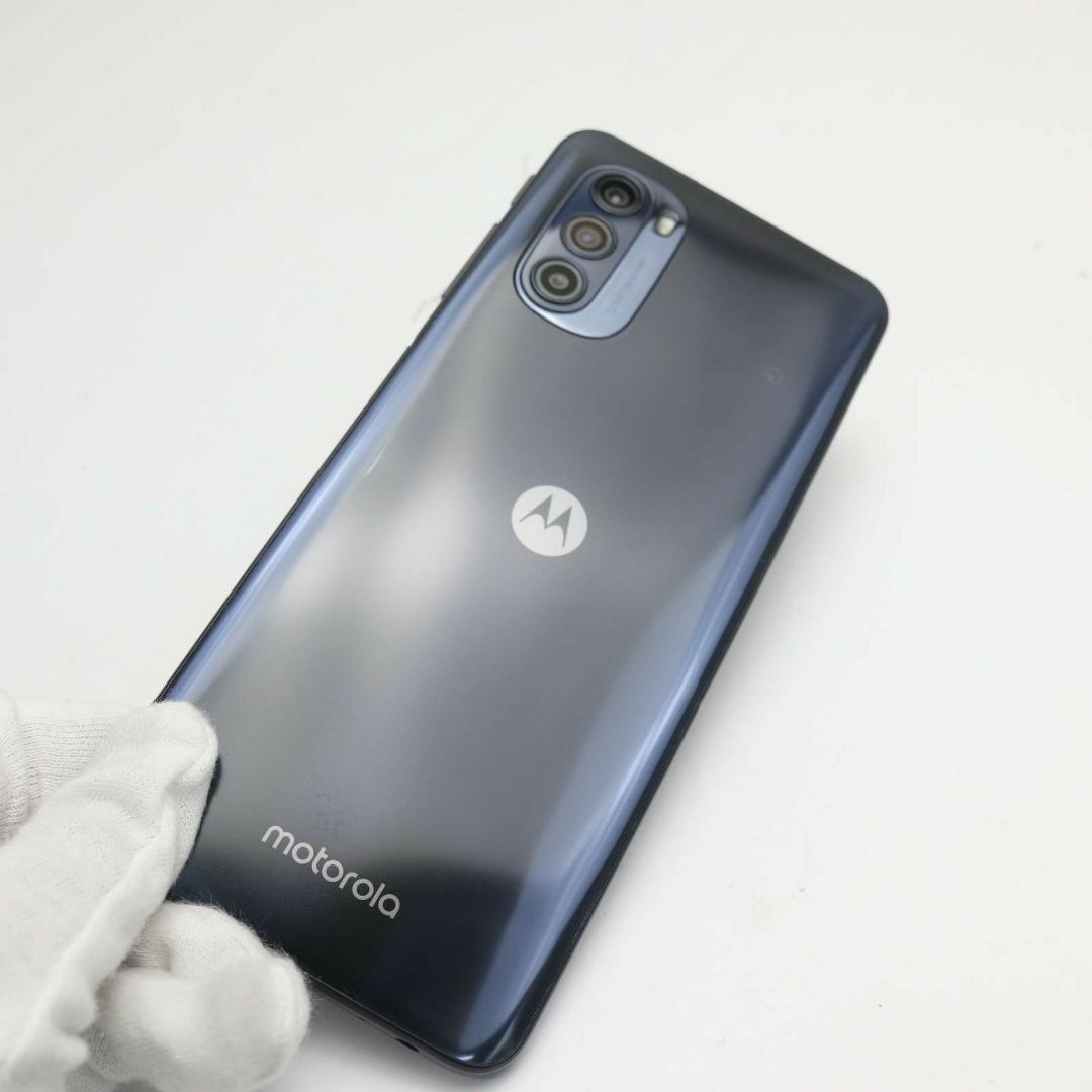 超美品 SIMフリー moto g52j 5G インクブラック