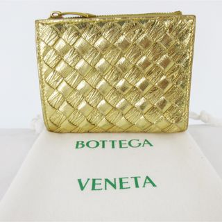 ボッテガヴェネタ(Bottega Veneta)の現行 ボッテガヴェネタ コンパクト ウォレット ２つ折り財布 イントレチャート(折り財布)