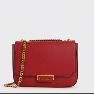 Charles&Keith ショルダーバッグ ピンク ツーウェイ